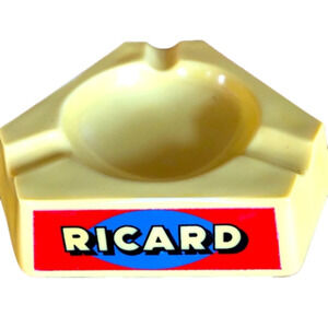 Vintage Mid Century Modern French Ricard Ashtray
